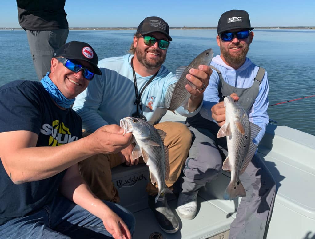 Three redfish