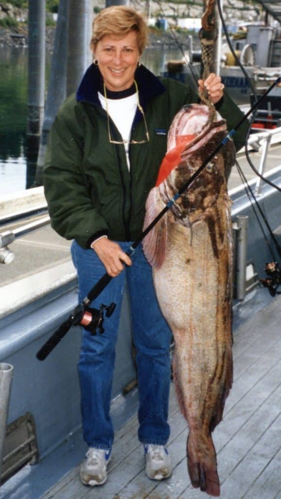 53-POUND LINGCOD, 6-POUND LINE CLASS