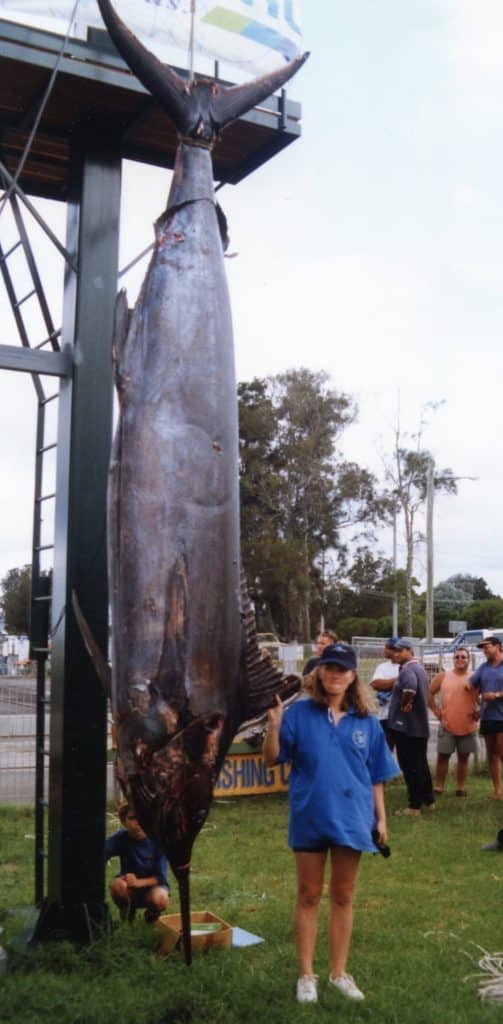 996-POUND, 14-OUNCE PACIFIC BLUE MARLIN, 80-POUND LINE CLASS