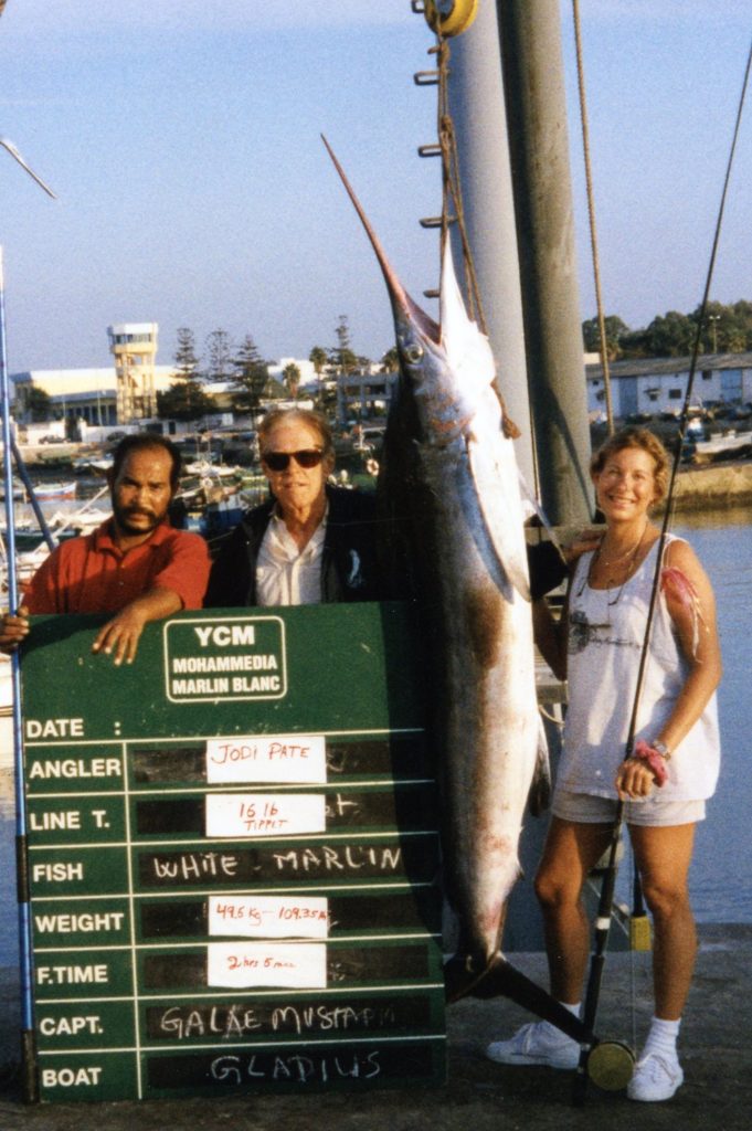 109-POUND, 5-OUNCE WHITE MARLIN, 16-POUND TIPPET CLASS