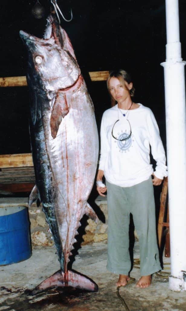 157-POUND, 10-OUNCE DOGTOOTH TUNA, 130-POUND LINE CLASS