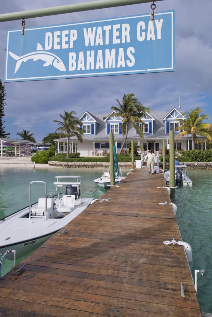 Deep Water Cay, Grand Bahama Island, docked fishing boats