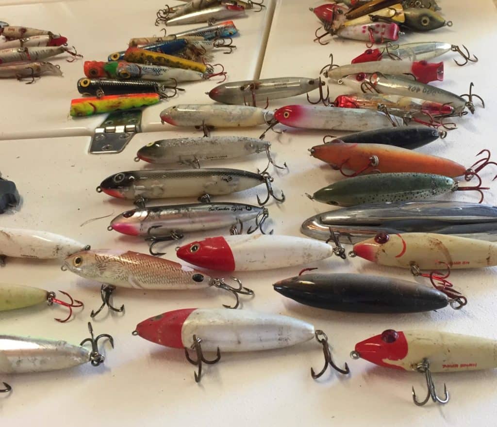 Old fishing lures