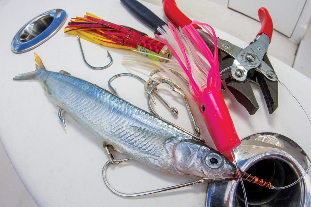 saltwater fishing rigged j hooks