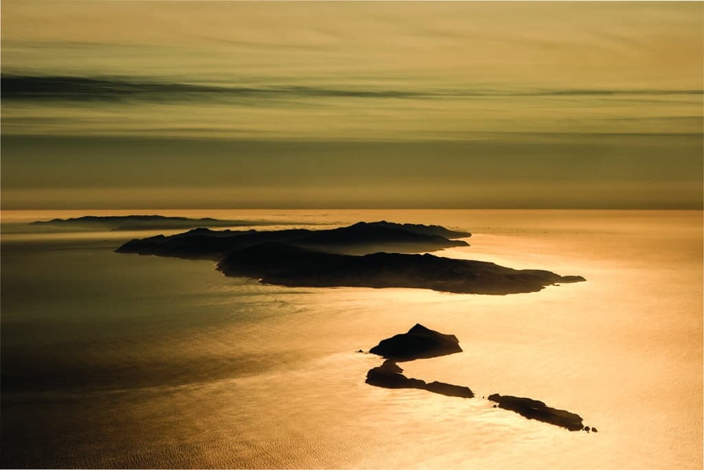 Channel Islands sea fishing aerial