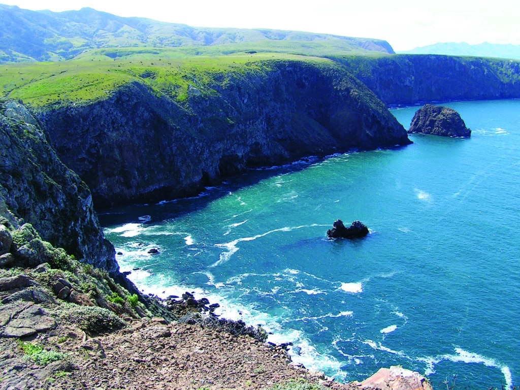 Channel Islands shoreline fishing area