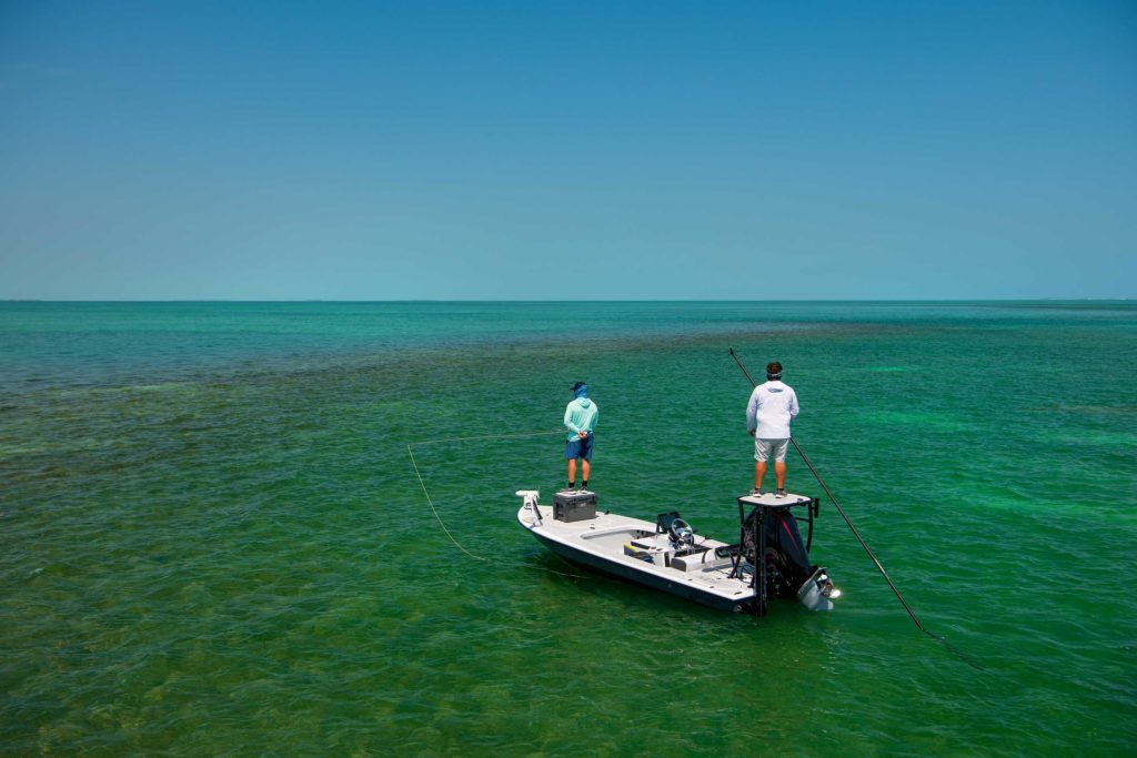 Yellowfin 17CE on the flats