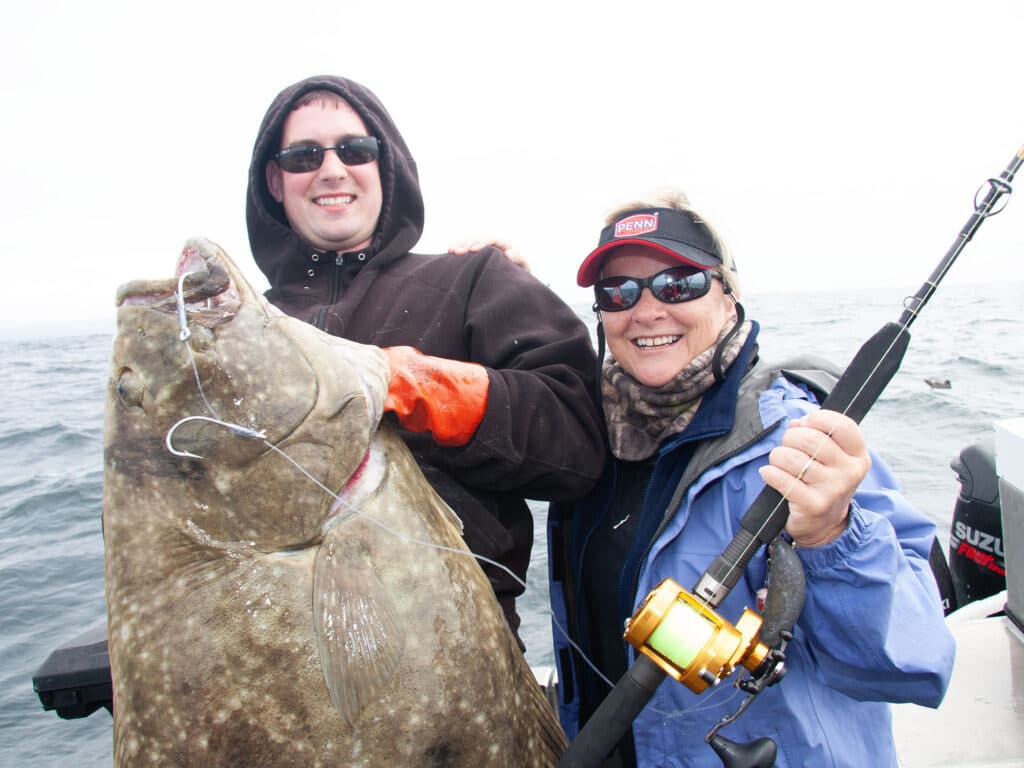 Halibut caught in Alaska