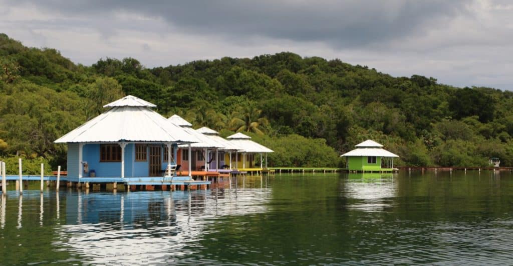 Mango Creek Lodge, a boutique resort on Roatan Island.